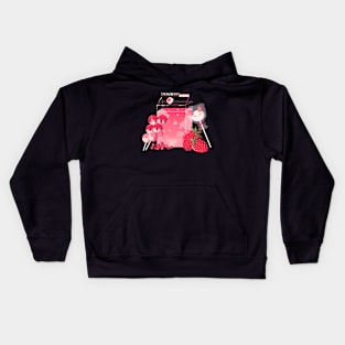 Strawberry Snacks Kids Hoodie